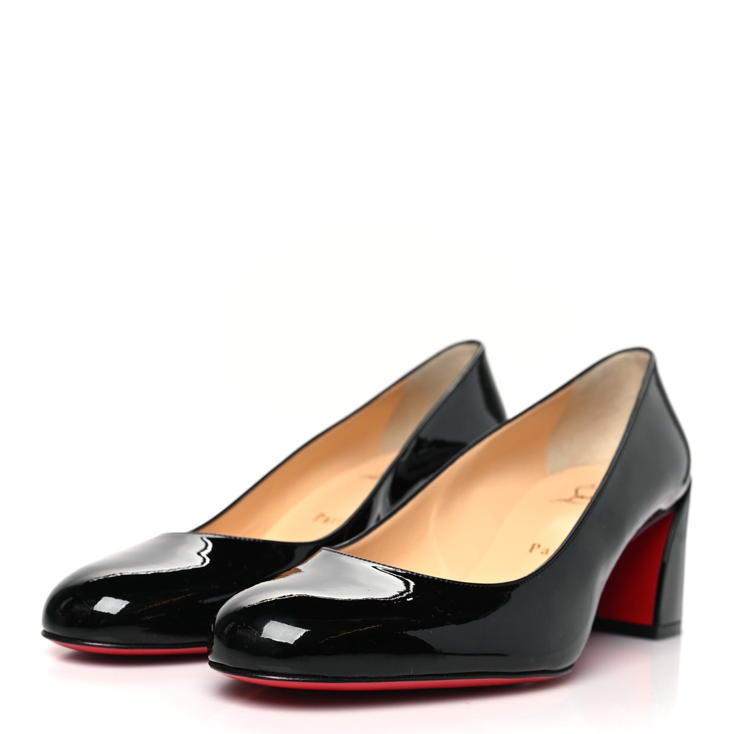 Patent Calfskin Miss Sab 55 Pumps 41 Black