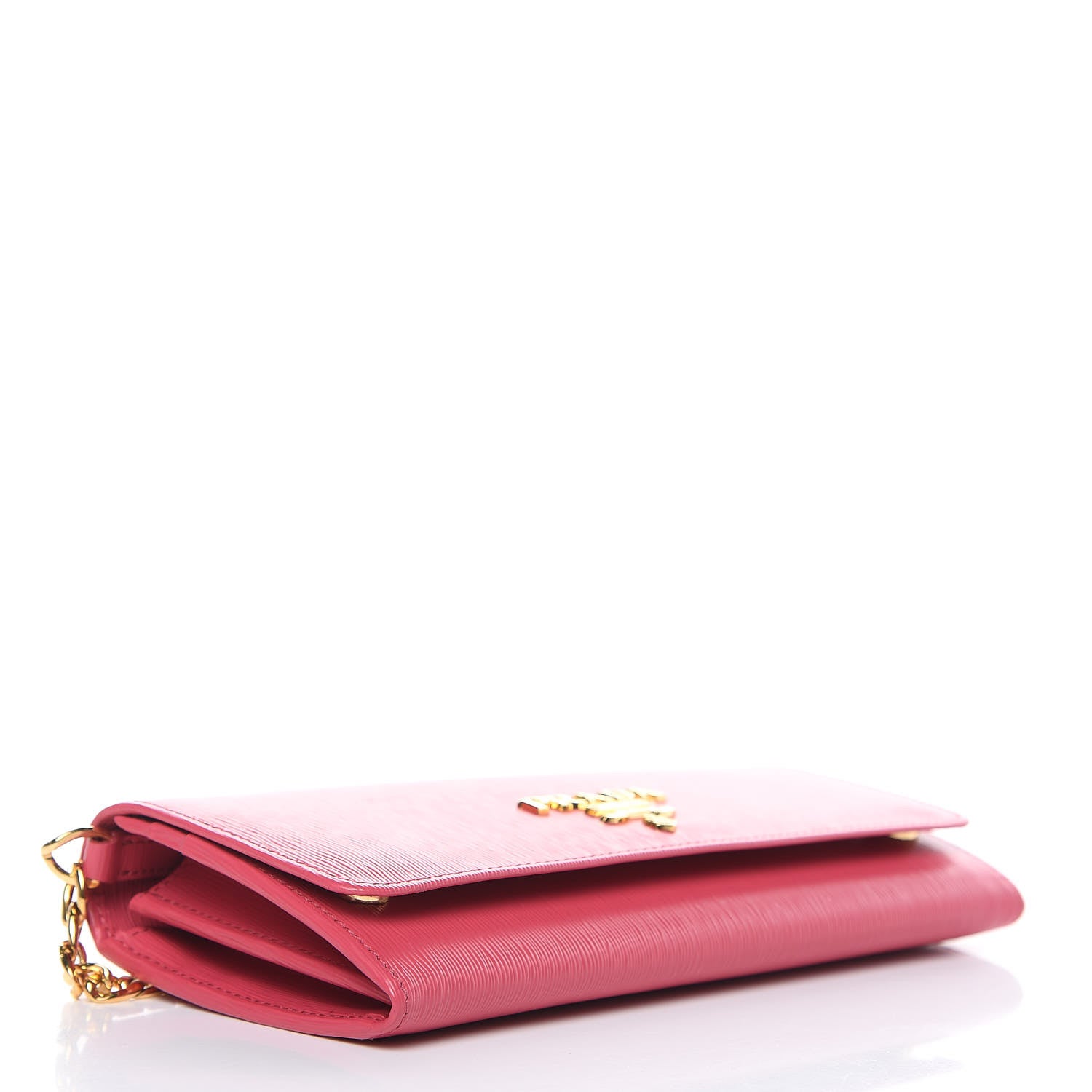 Prada Vitello Move Chain Wallet Peonia 4 of 10