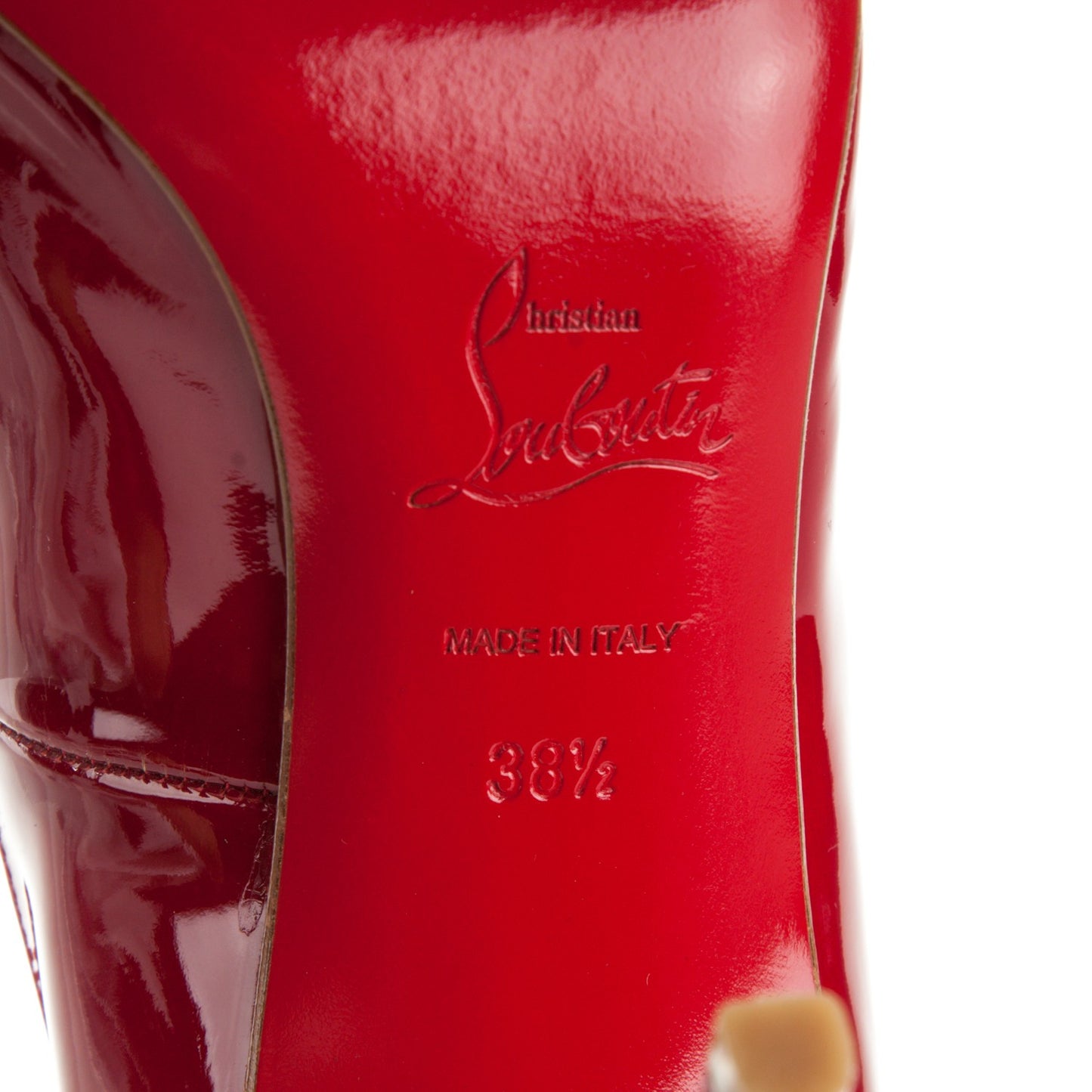 Patent Simple 100 Pumps 38.5 Red