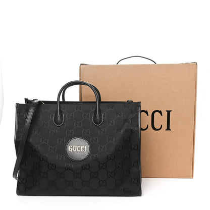 Gucci Econyl Nylon Monogram Large Off The Grid Tote Bag Black 10 of 10