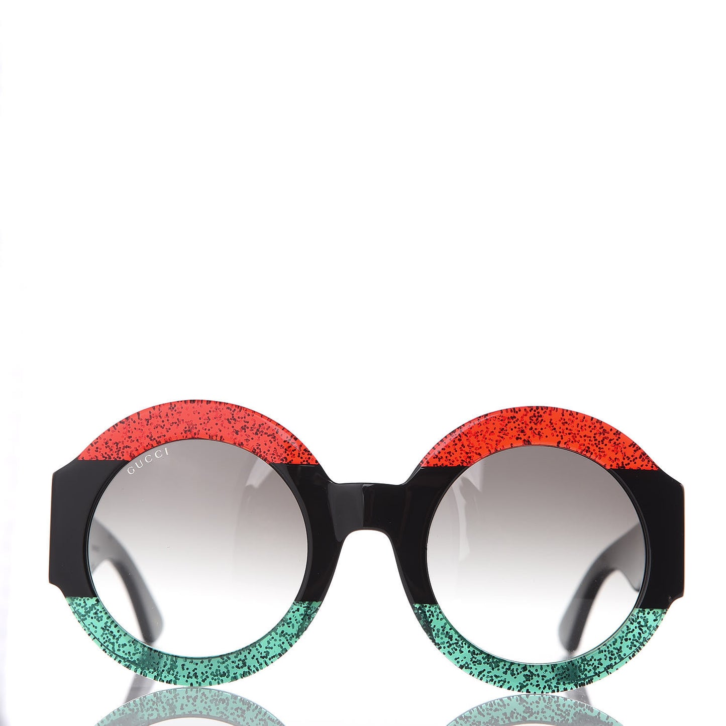 Acetate Round GG0084S Sunglasses Black Red Green