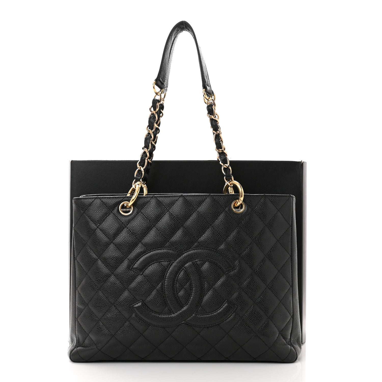 Chanel Caviar Quilted Grand Shopping Tote GST Black 15 of 15