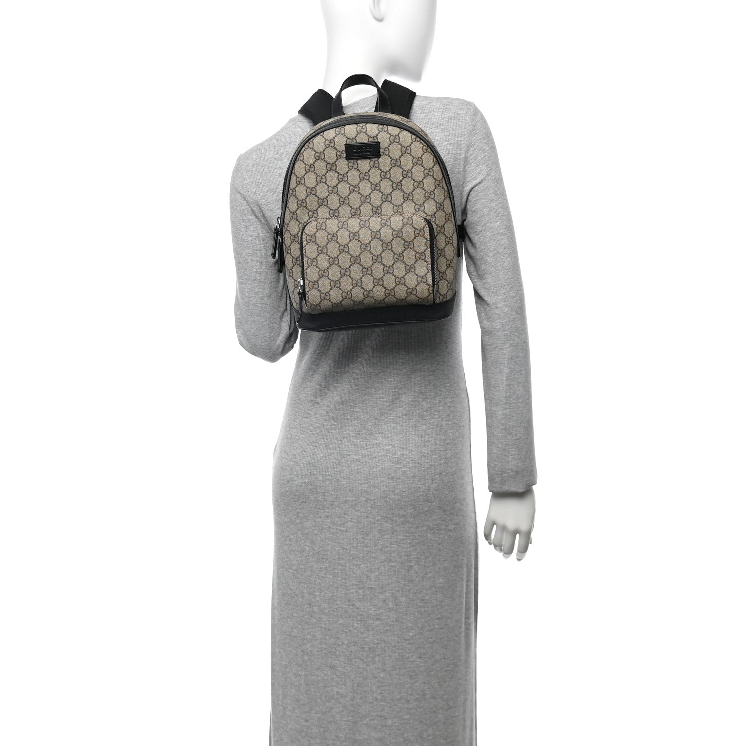 Gucci GG Supreme Monogram Small Eden Day Backpack Black 2 of 10