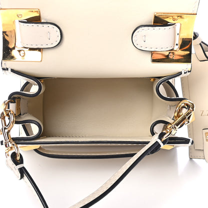 Valentino Garavani Vitello Mini My Rockstud Frame Bag Light Ivory 4 of 5