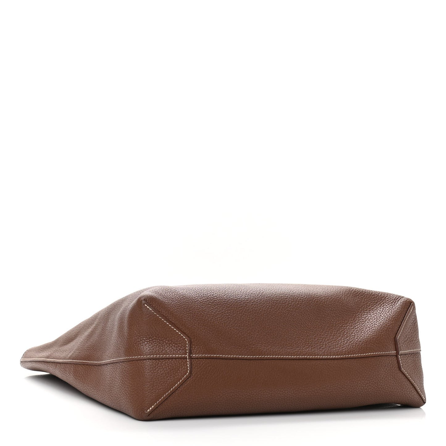 Taurillon Clemence Double Sens 45 Reversible Tote Marron D'Inde Tosca