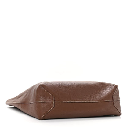 Hermes Taurillon Clemence Double Sens 45 Reversible Tote Marron D'Inde Tosca 7 of 15