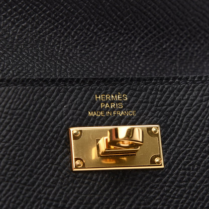 Hermes Epsom Kelly Pocket Compact Wallet Black 6 of 7