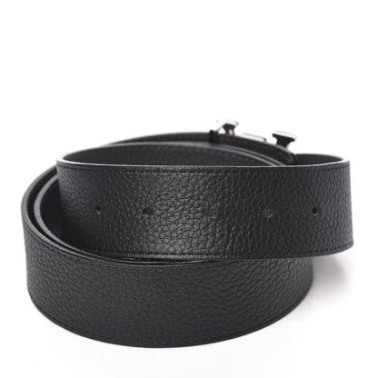 Louis Vuitton Taurillon Calfskin 40mm LV Initiales Belt 100 40 Black 3 of 6