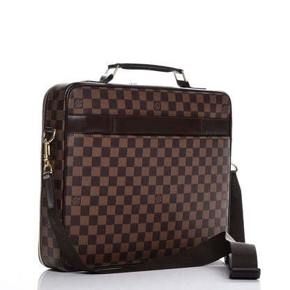 Louis Vuitton Damier Ebene Porte Ordinateur Sabana NM Computer Case 3 of 7