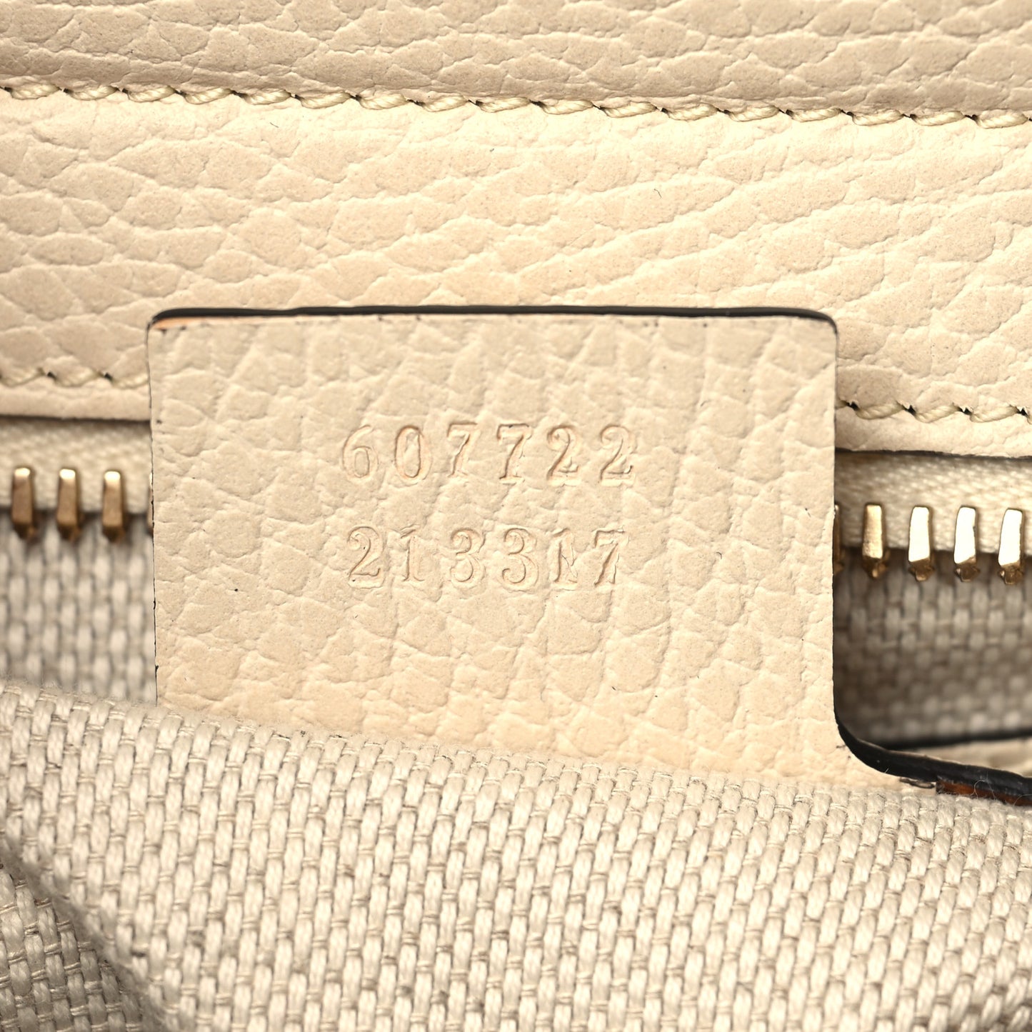 Dollar Calfskin Medium Soho Top Handle Satchel Ivoire