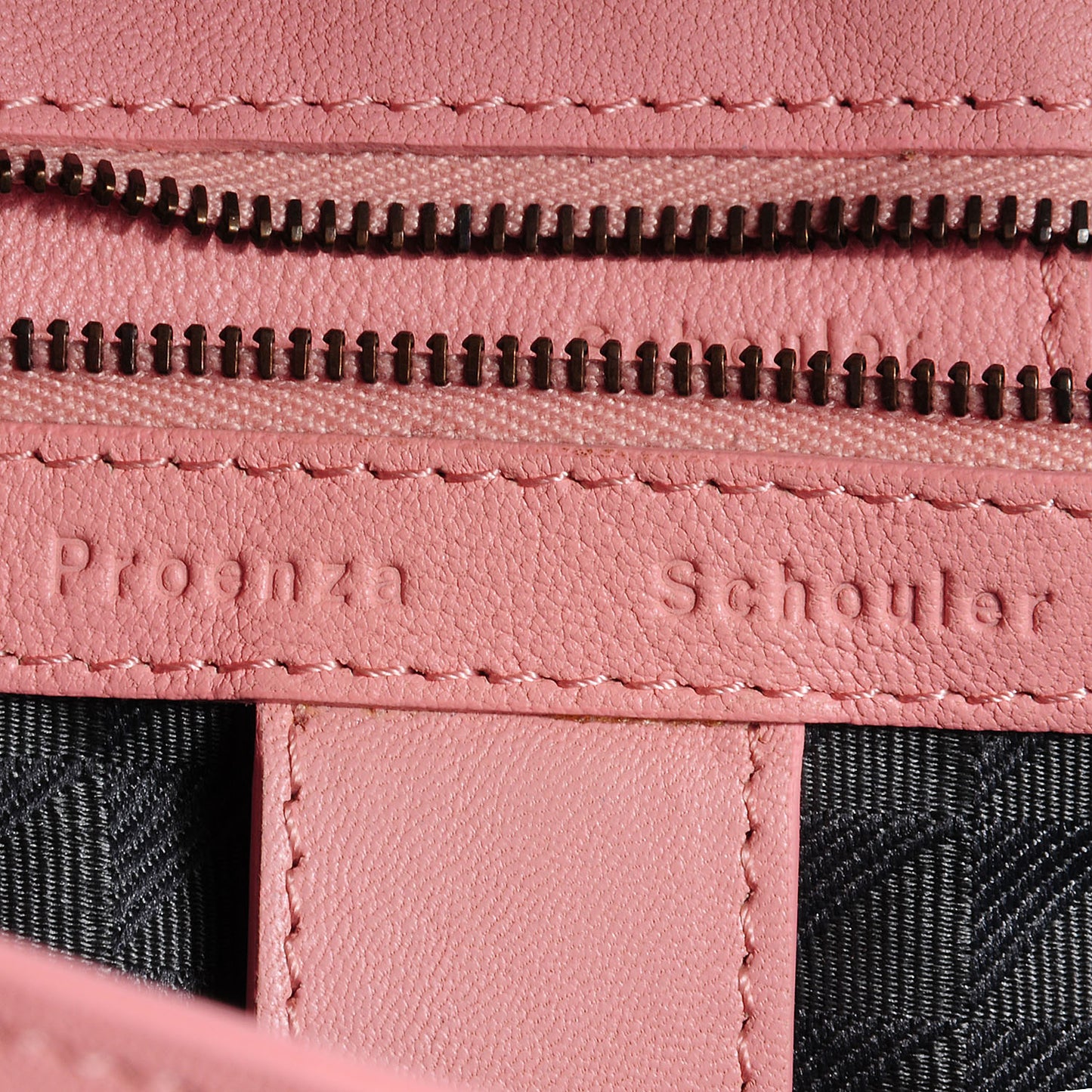 Lambskin PS1 Large Satchel Piglet Pink