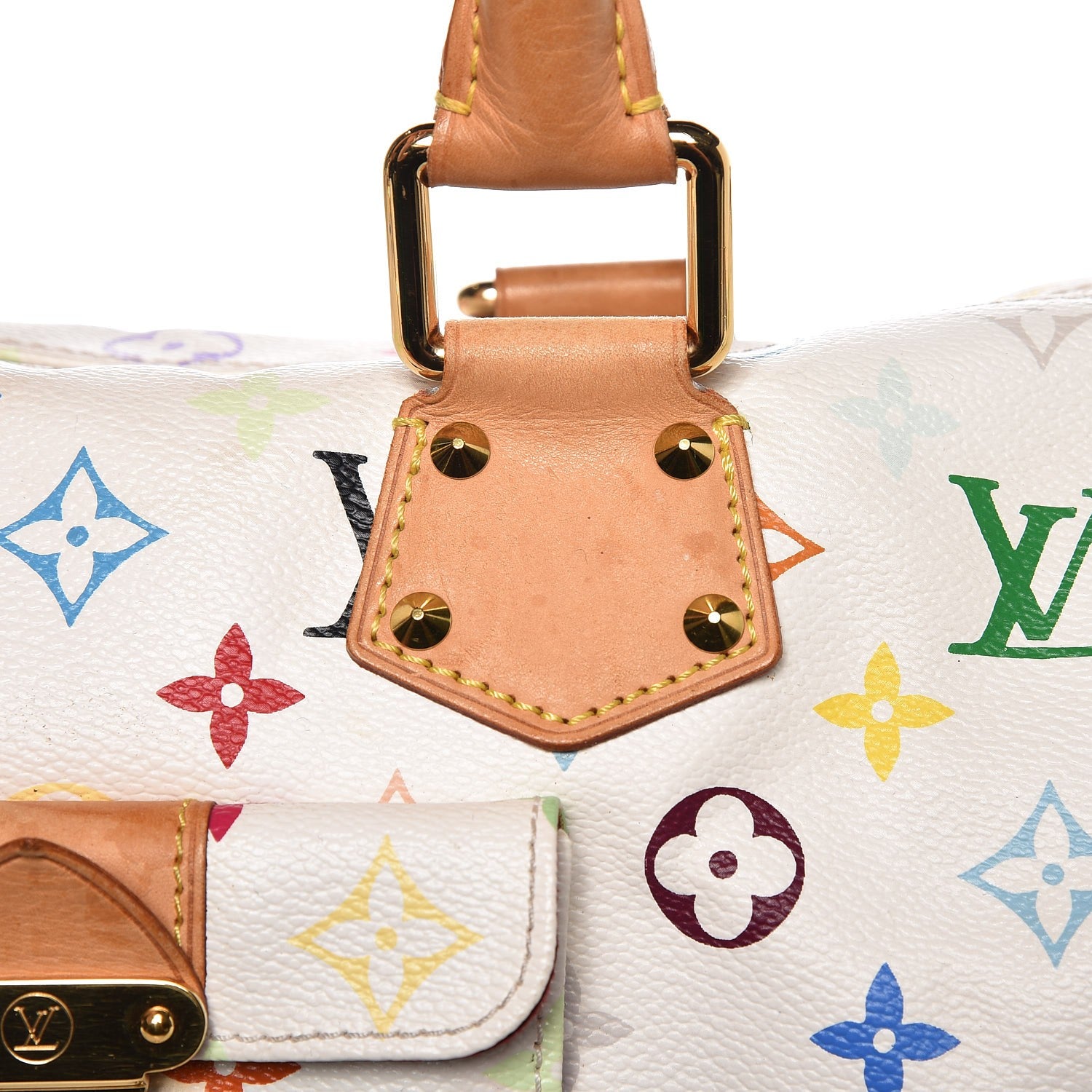 Louis Vuitton Monogram Multicolor Speedy 30 White 9 of 12