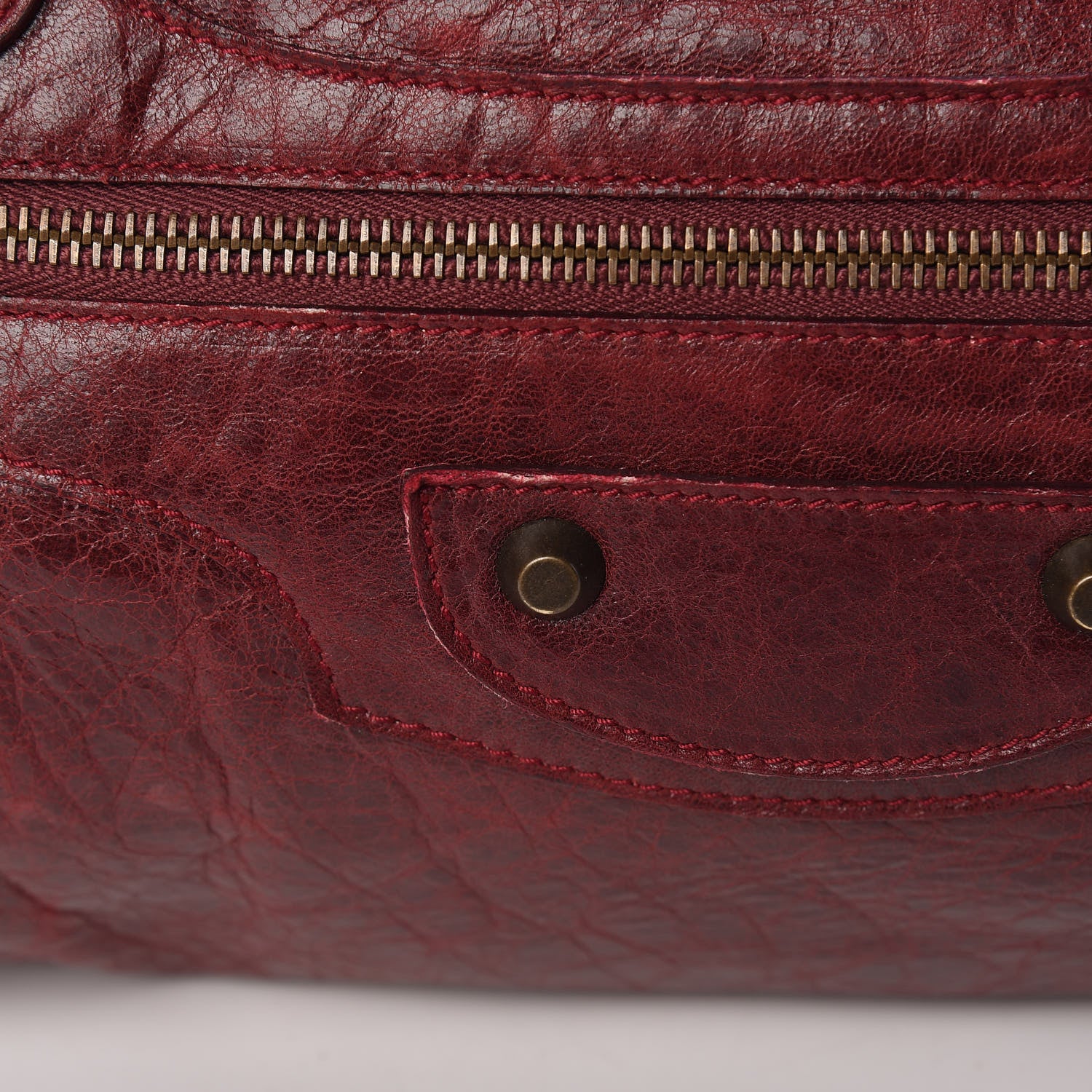 Balenciaga Chevre Classic Hardware Twiggy Rouge Grenat 17 of 25