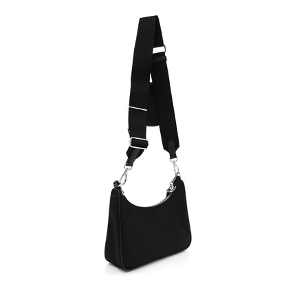 Prada Nylon Re-Edition 2005 Shoulder Bag Black 3 of 9