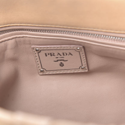 Prada Nappa Gaufre Shopping Pattina Zip Tote Cuoio 7 of 13