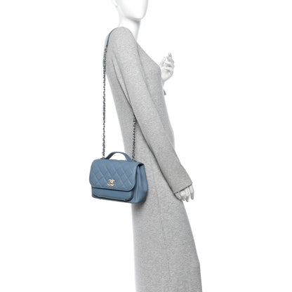 Chanel Caviar Quilted Medium Business Affinity Blue 2 of 11