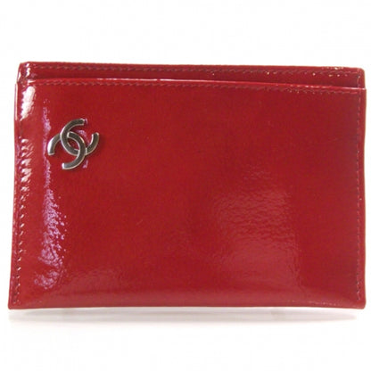 Chanel Patent Credit Card Holder Red 1 of 8