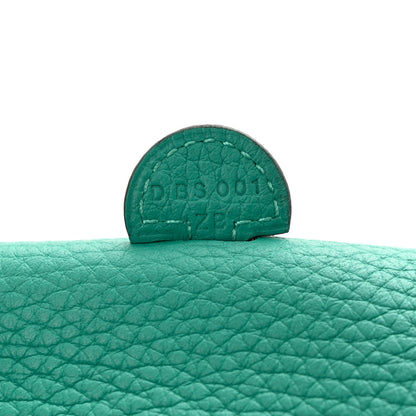 Hermes Taurillon Clemence Evelyne TPM Vert Jade 6 of 11