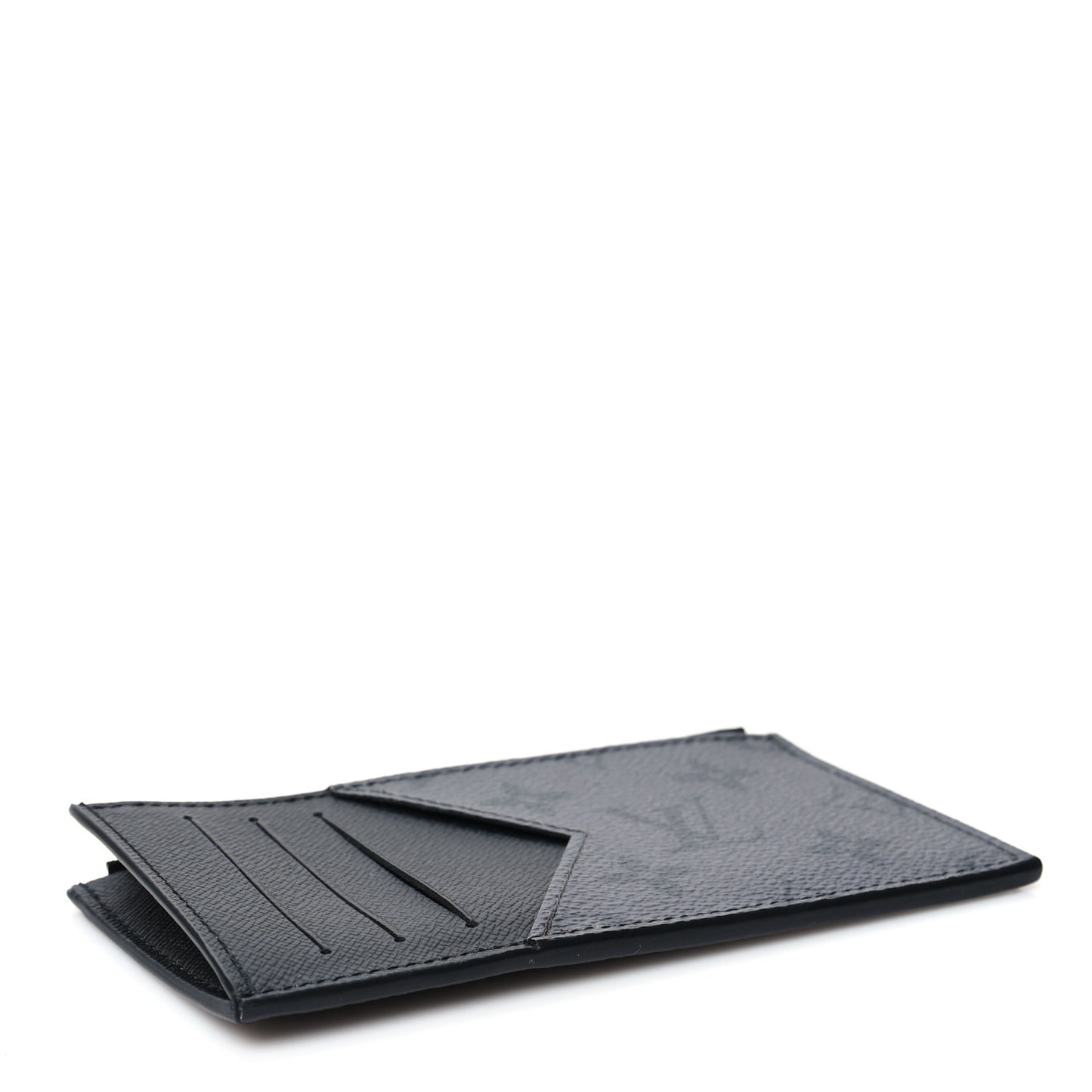 Reverse Monogram Eclipse Taiga Coin Card Holder