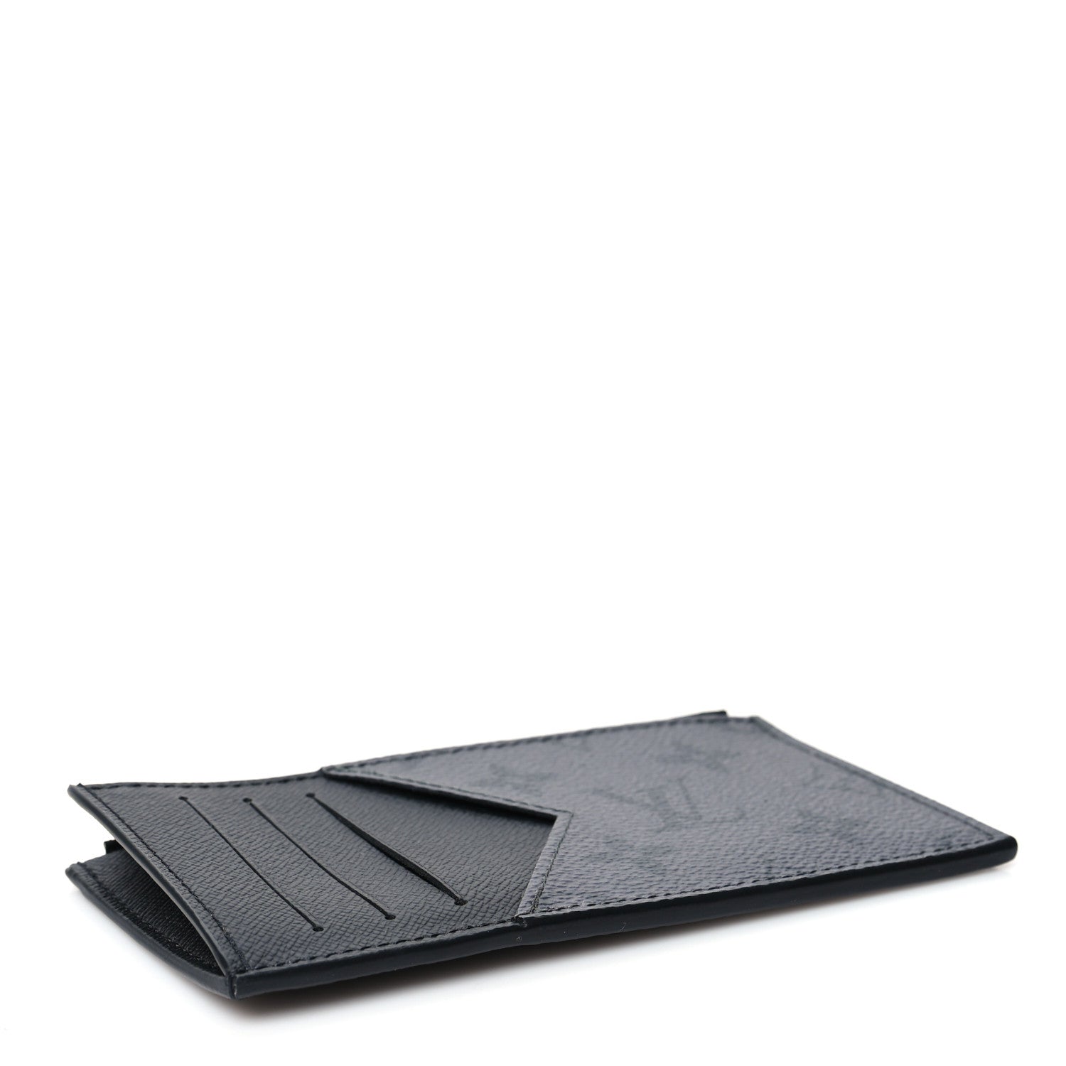 Louis Vuitton Reverse Monogram Eclipse Taiga Coin Card Holder 4 of 10