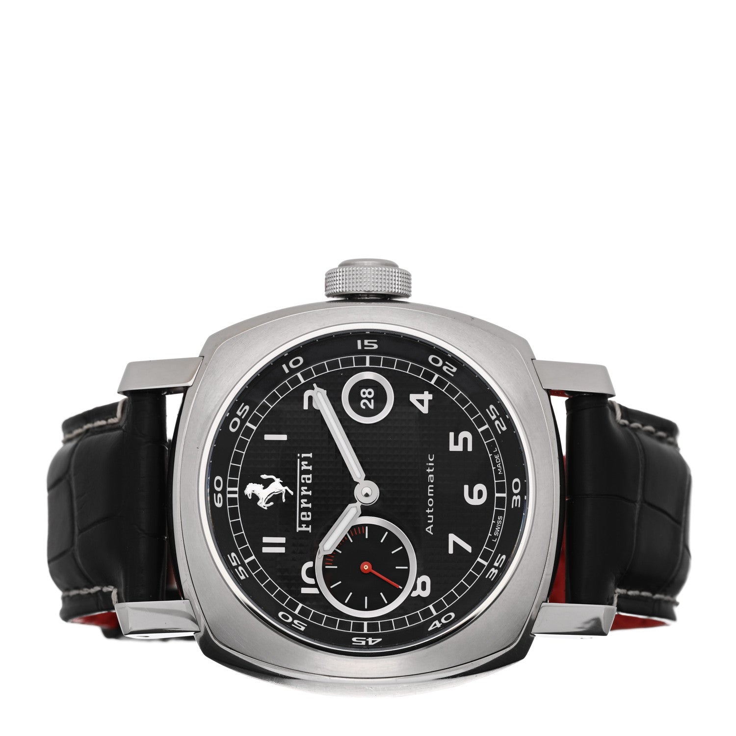 Panerai Stainless Steel Alligator 45mm Ferrari Granturismo Automatic Watch Black FER00001 2 of 7