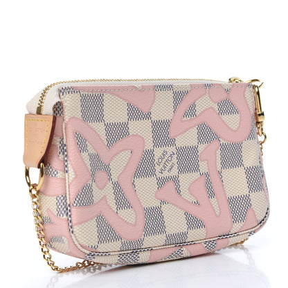 Louis Vuitton Damier Azur Tahitienne Mini Pochette Accessories 3 of 7