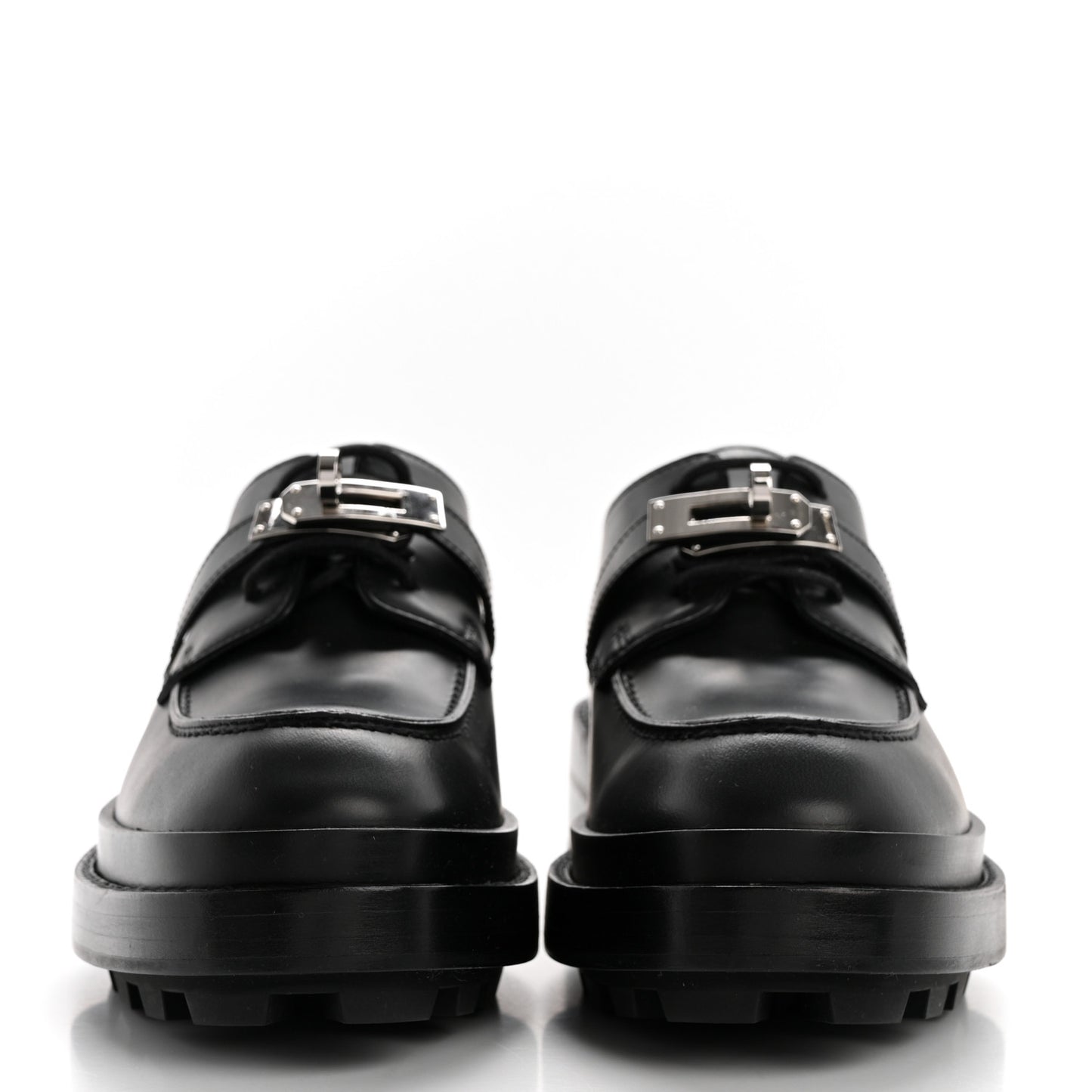 Glossed Calfskin First Oxford 35.5 Black