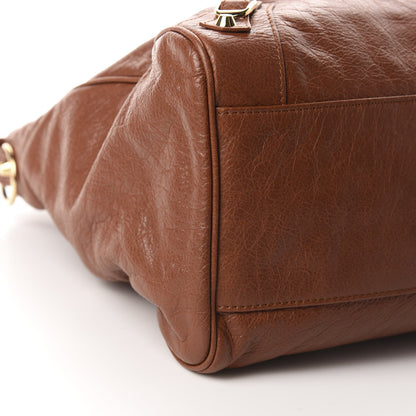 Balenciaga Agneau Classic Gold Hardware Velo Marron Cognac 6 of 11