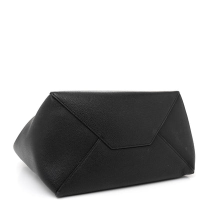 Celine Soft Grained Calfskin Medium Belt Cabas Phantom Black 4 of 15