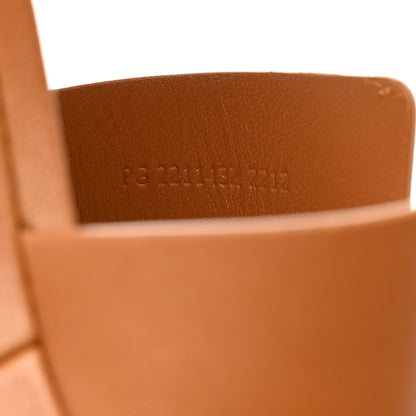 Hermes Goatskin Elda Espadrille Wedge Sandals 39 Natural 6 of 9