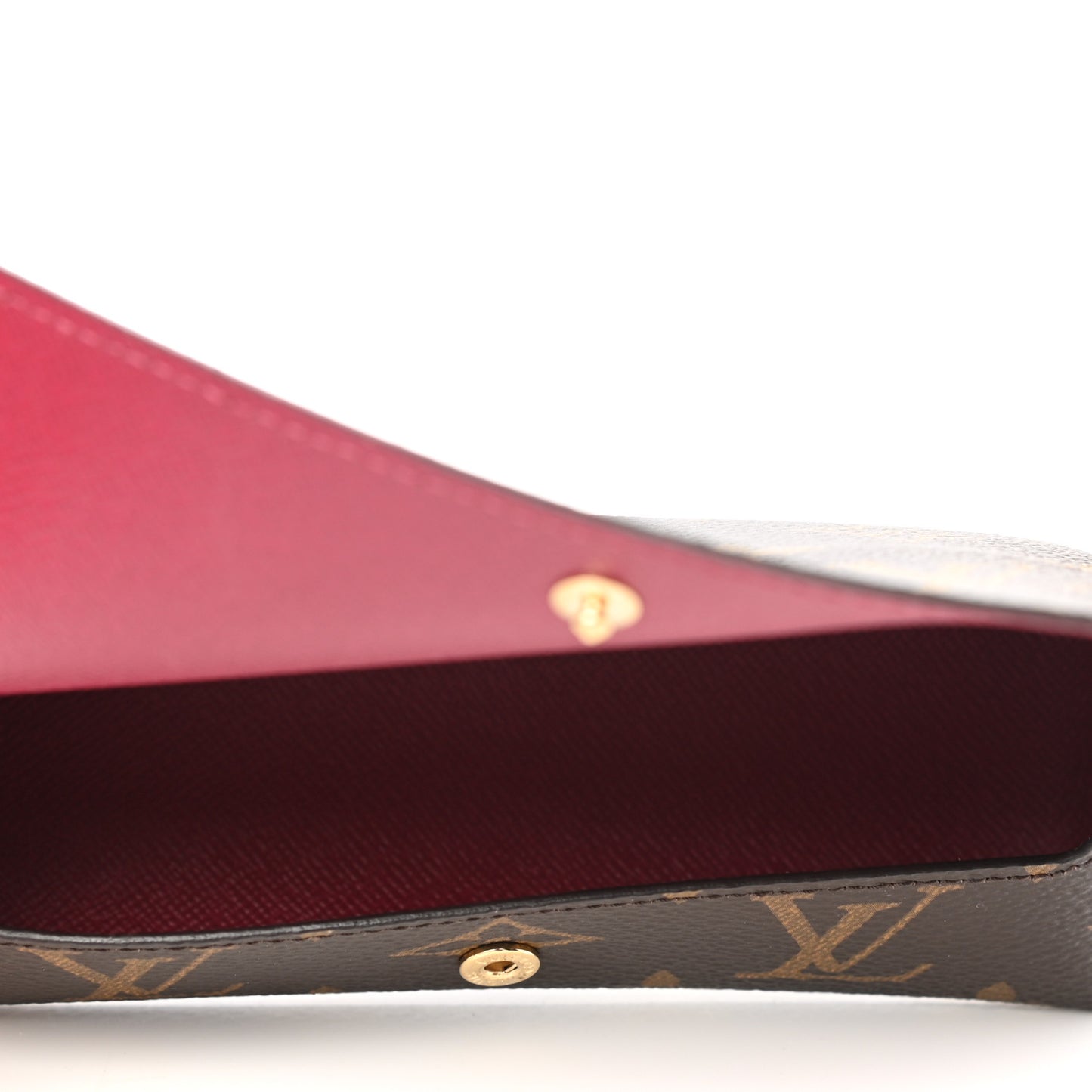 Monogram Rivet Pochette Fuchsia