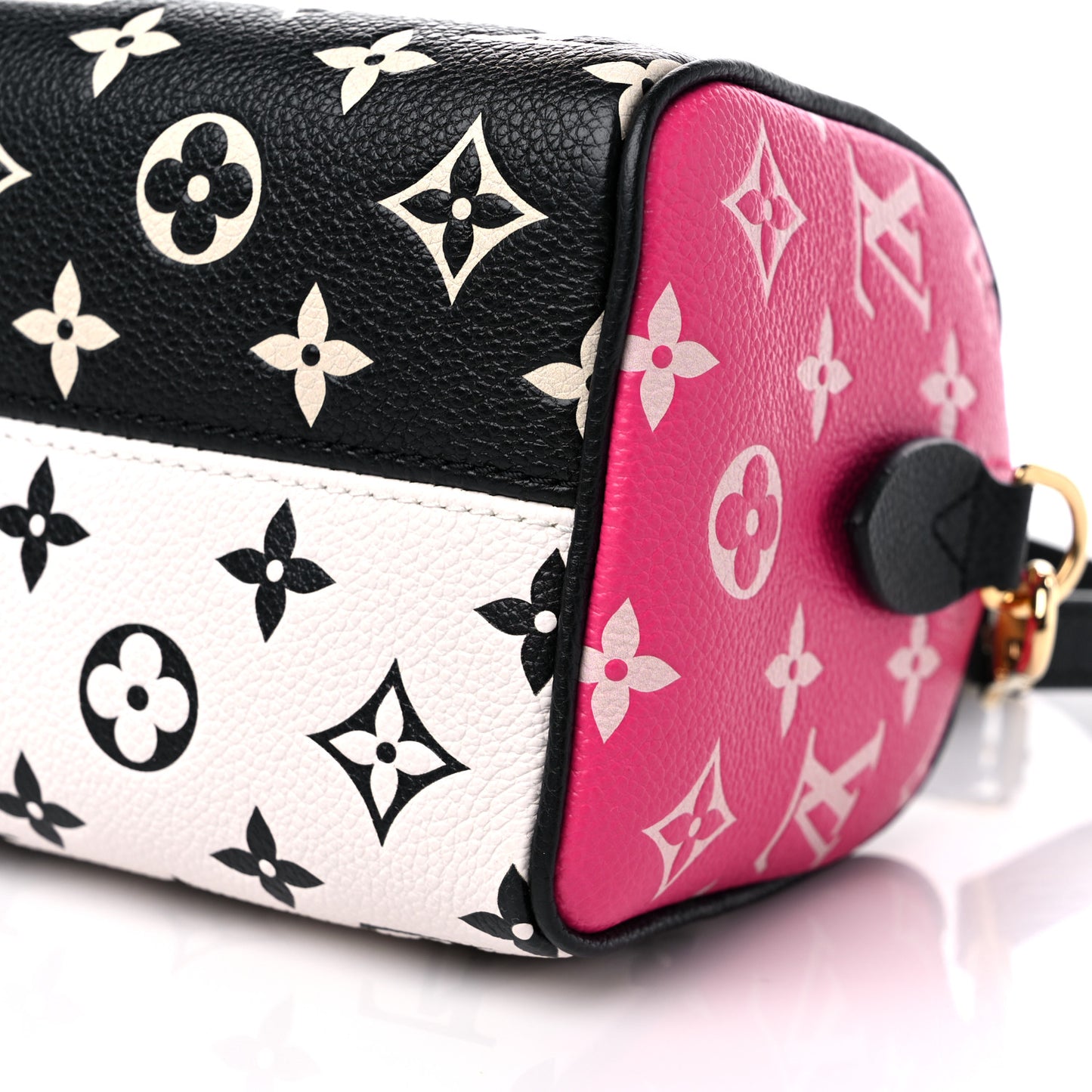 Empreinte Monogram Spring in the City Speedy Bandouliere 20 Black White Pink