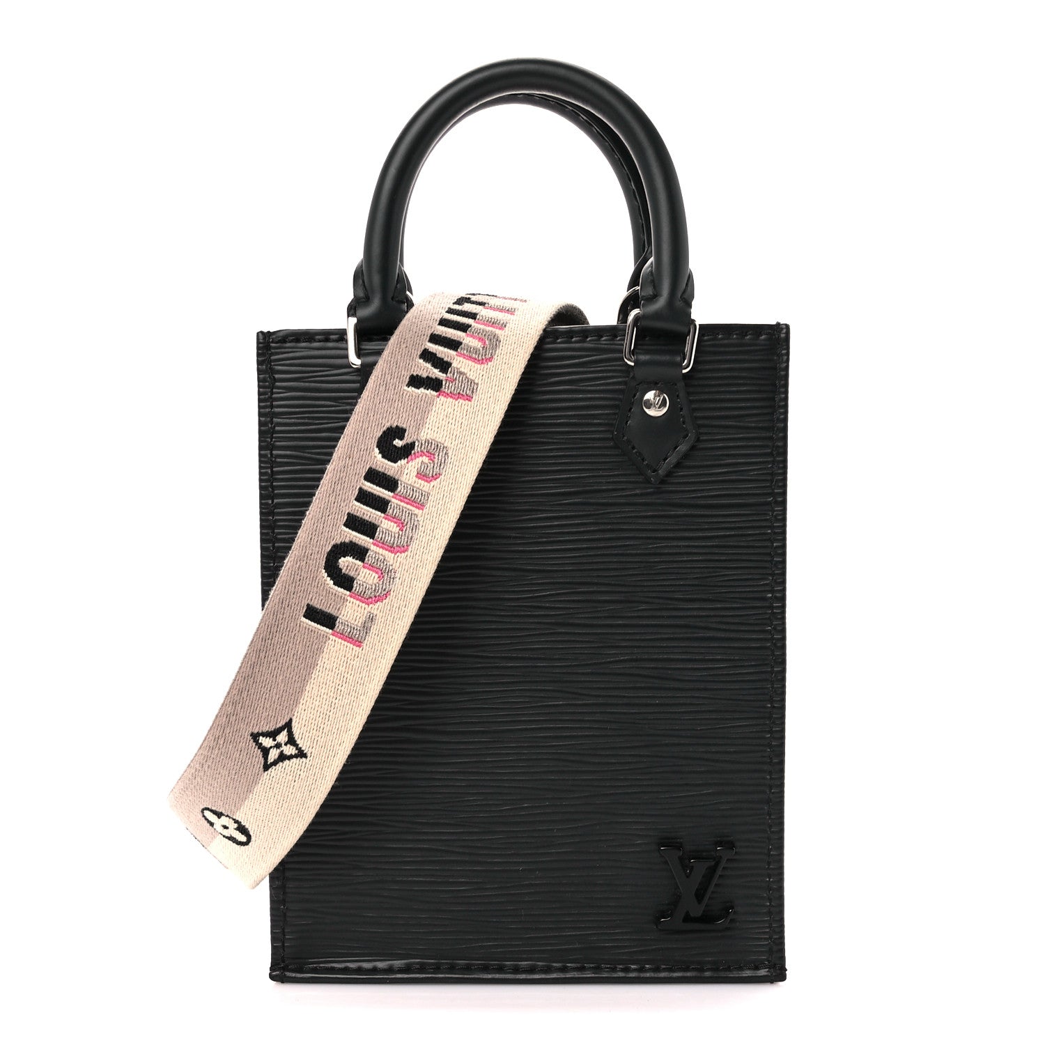 Louis Vuitton Epi Jacquard Petit Sac Plat Black 1 of 11