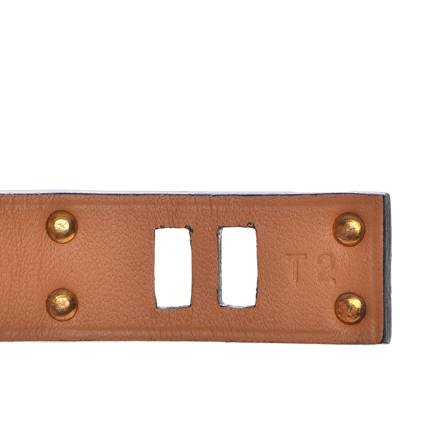 Hermes Box Mini Dog Clous Ronds Bracelet T2 Rouge H 5 of 8