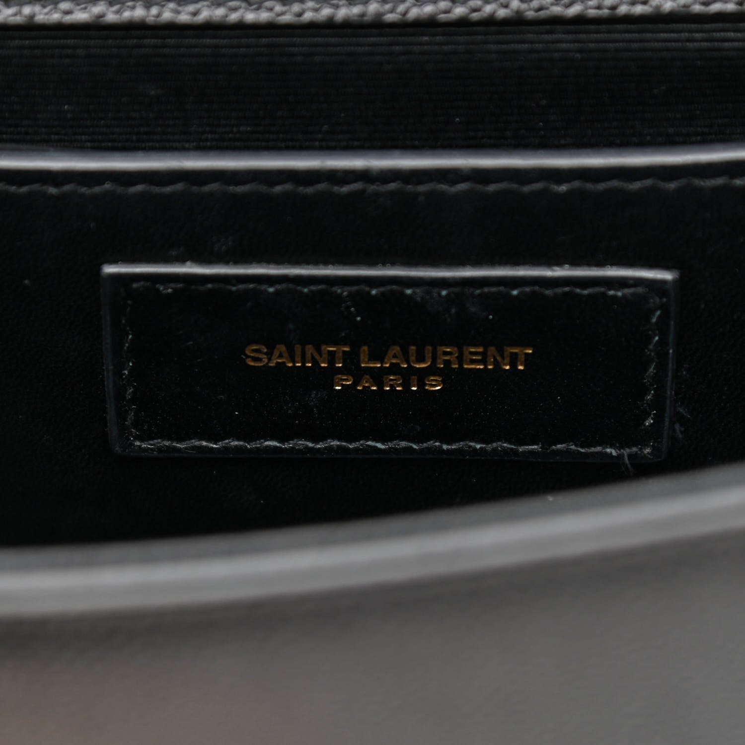 Saint Laurent Grain De Poudre Small Monogram Kate Satchel Black 7 of 12
