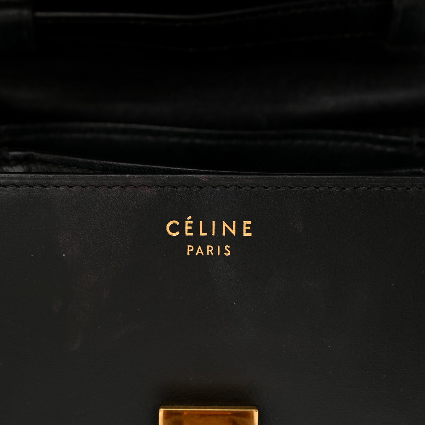 Box Calfskin Small Classic Box Flap Bag Black