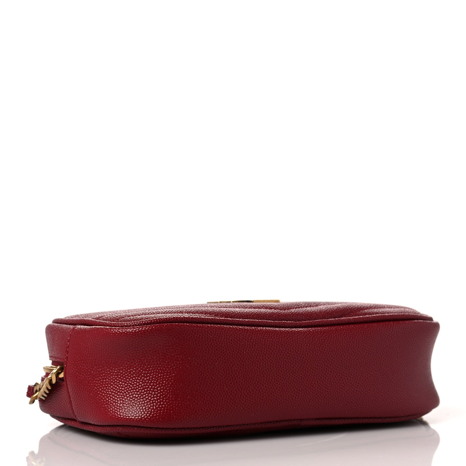 Saint Laurent Grain De Poudre Matelasse Monogram Mini Lou Camera Bag Opyum Red 4 of 8