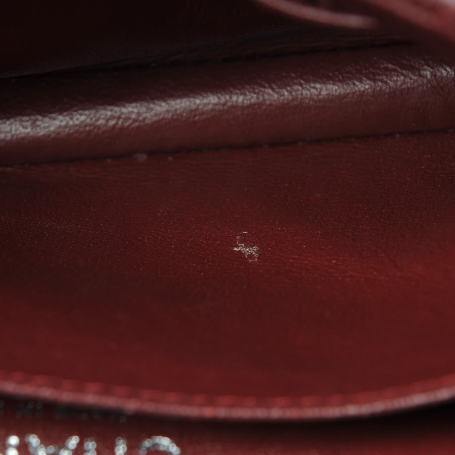 Chanel Caviar Quilted Extra Mini Flap Burgundy 9 of 13