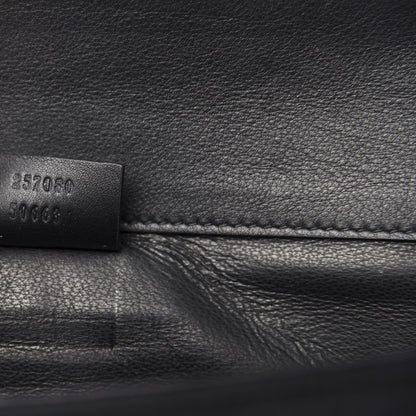 Gucci Satin Crystal Clutch Black 9 of 10