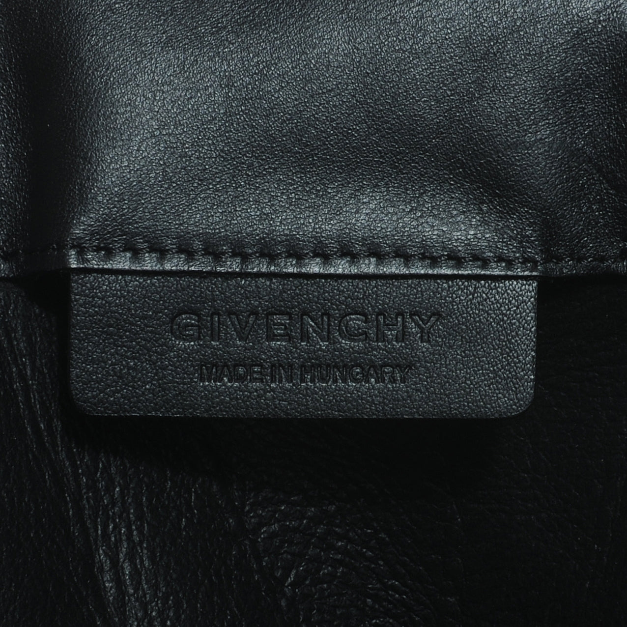Lamb Fur George V Reversible Bag Black