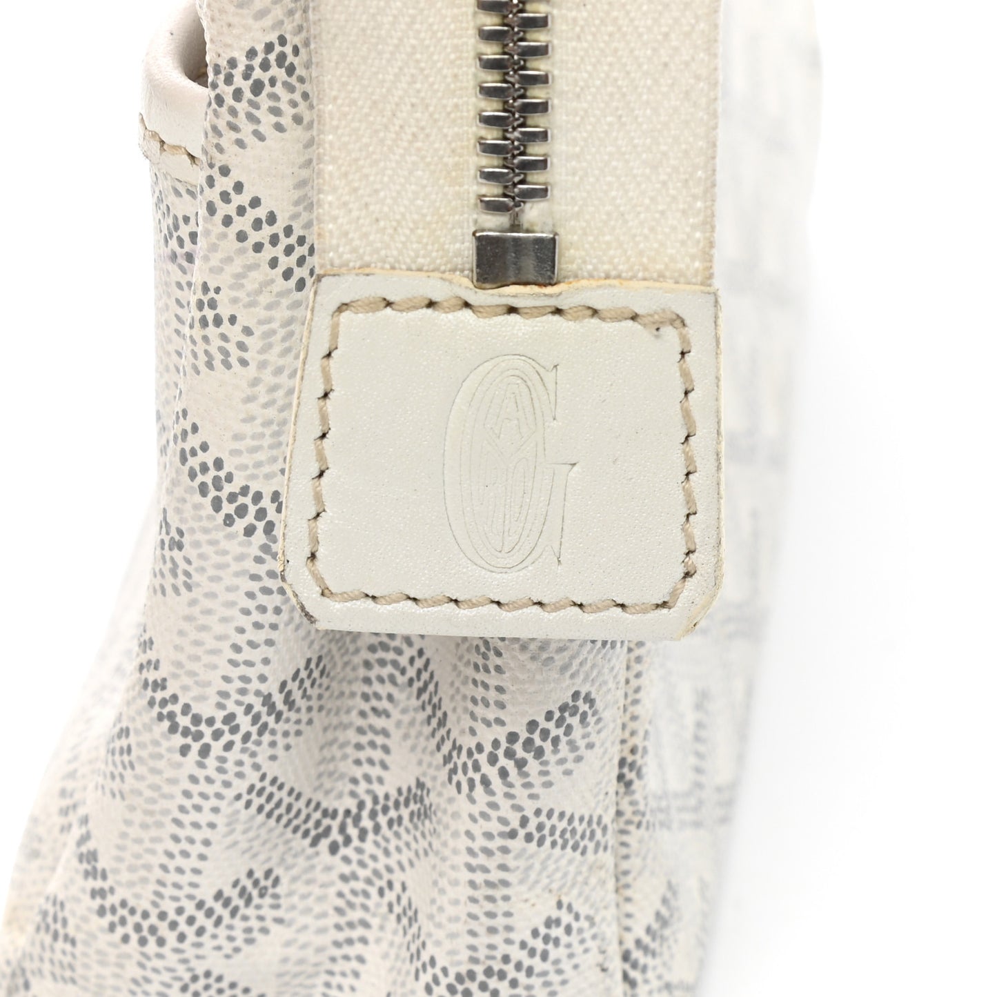 Goyardine Miroir Toiletry Bag PM White