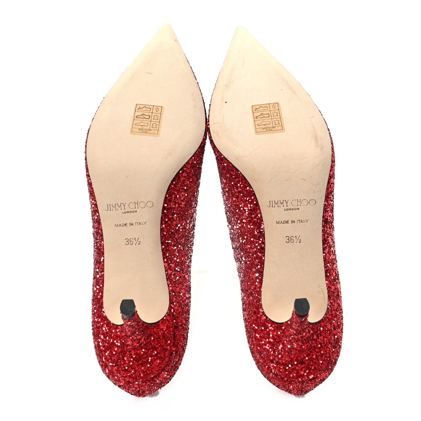 Coarse Glitter Degrade Romy 60 Pumps 36.5 Pink Multi