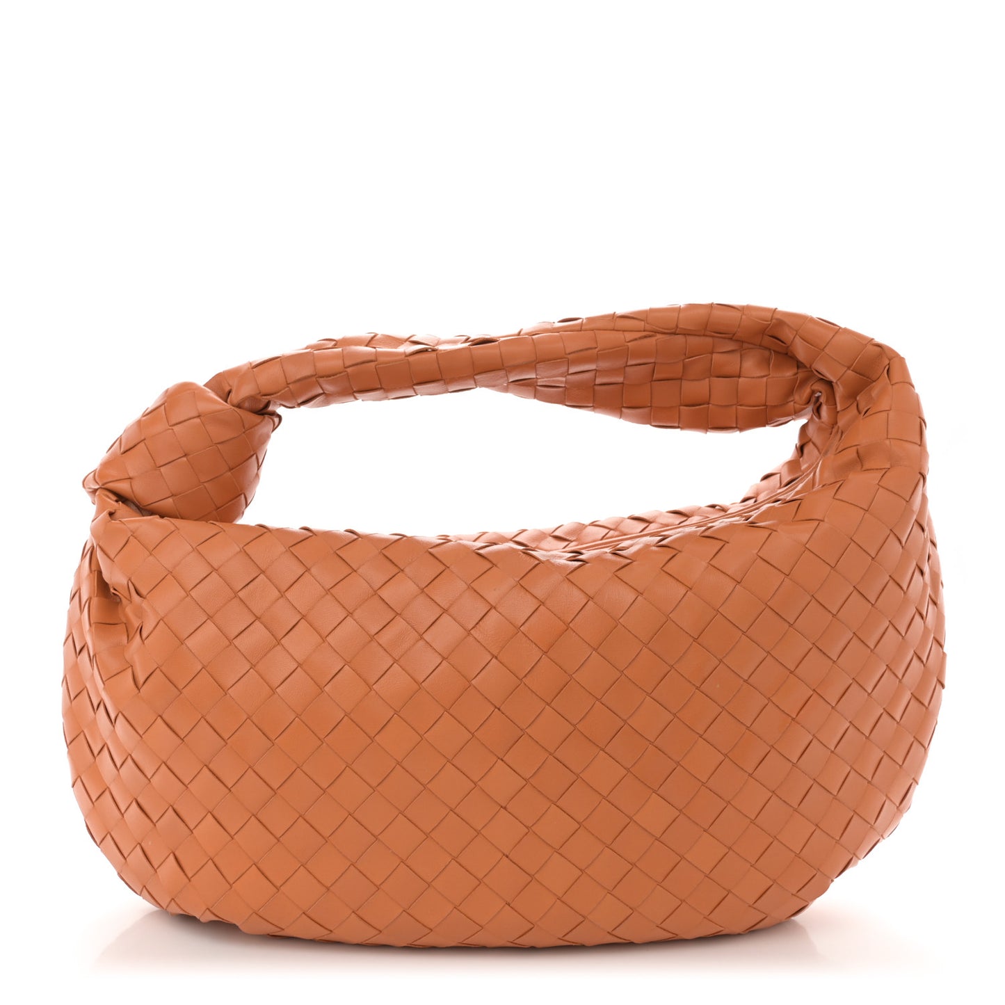 Nappa Intrecciato Small Jodie Hobo Clay