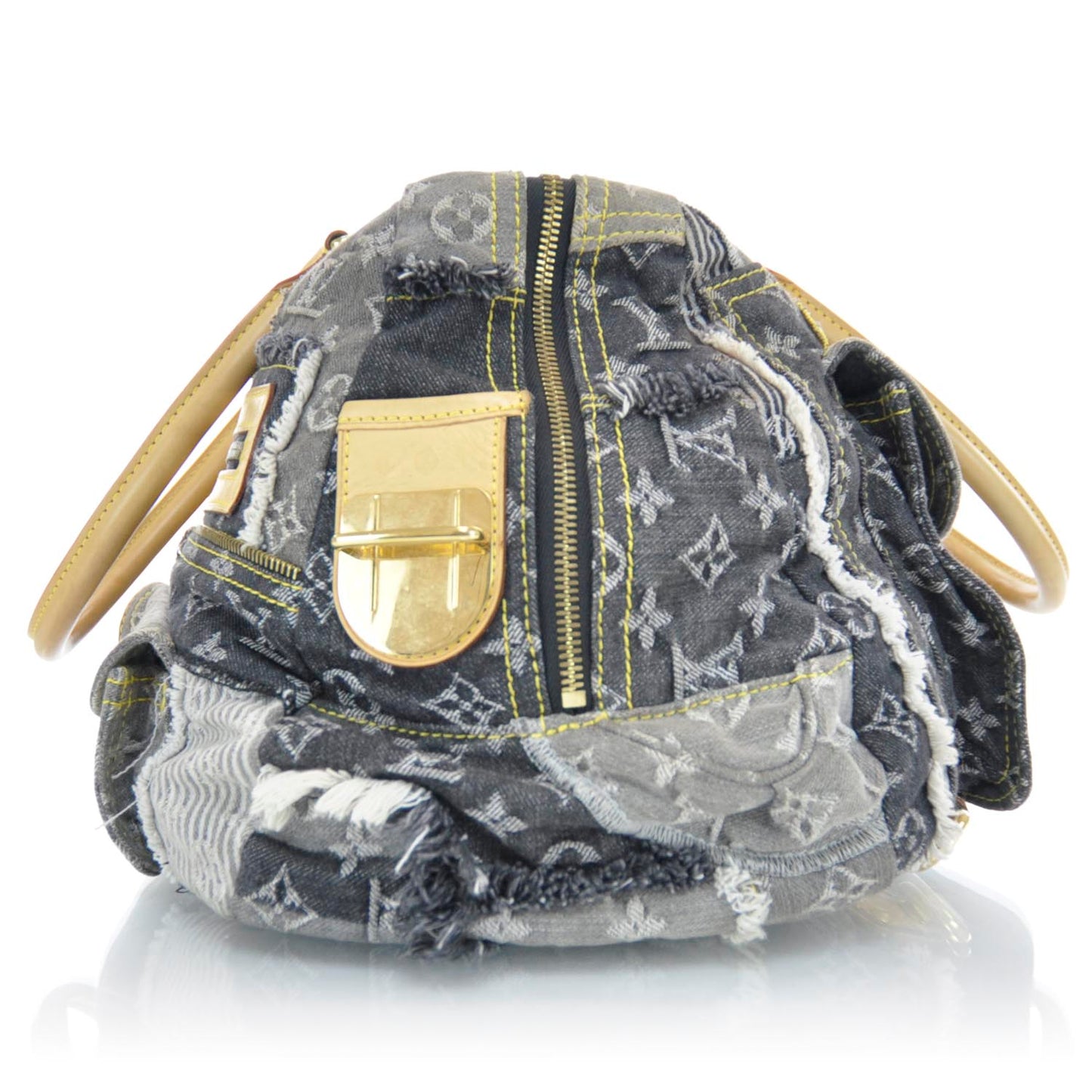 Denim Patchwork Bowly Black