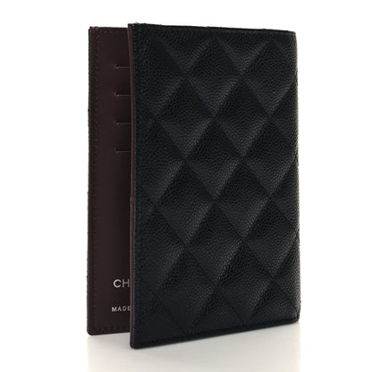 Chanel Caviar Quilted Passport Holder Black 3 of 9