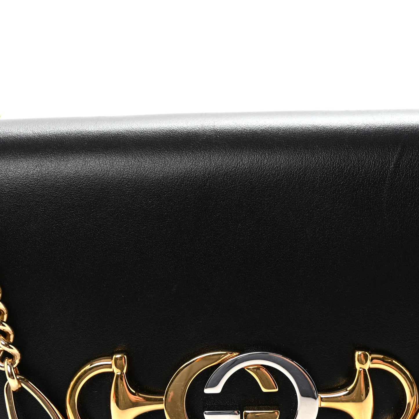 Smooth Calfskin Small Zumi Top Handle Shoulder Bag Black