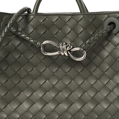 Bottega Veneta Nappa Intrecciato Small Andiamo Shoulder Bag Pickle 7 of 11