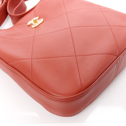 Chanel Calfskin Stitched Easy Mood Hobo Brown 9 of 11