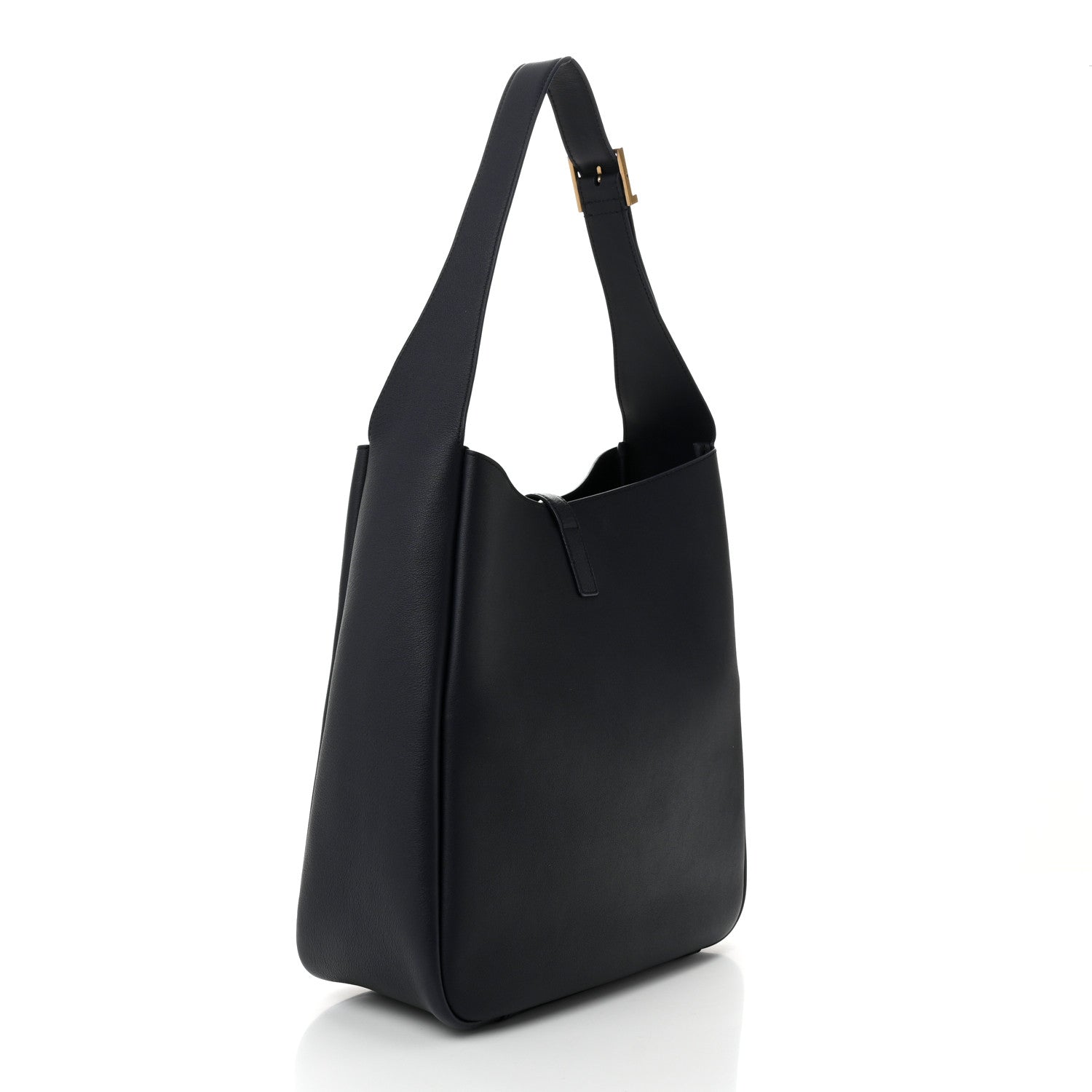 Saint Laurent Supple Calfskin Large Le 5 A 7 Soft Hobo Dark Notte 3 of 11