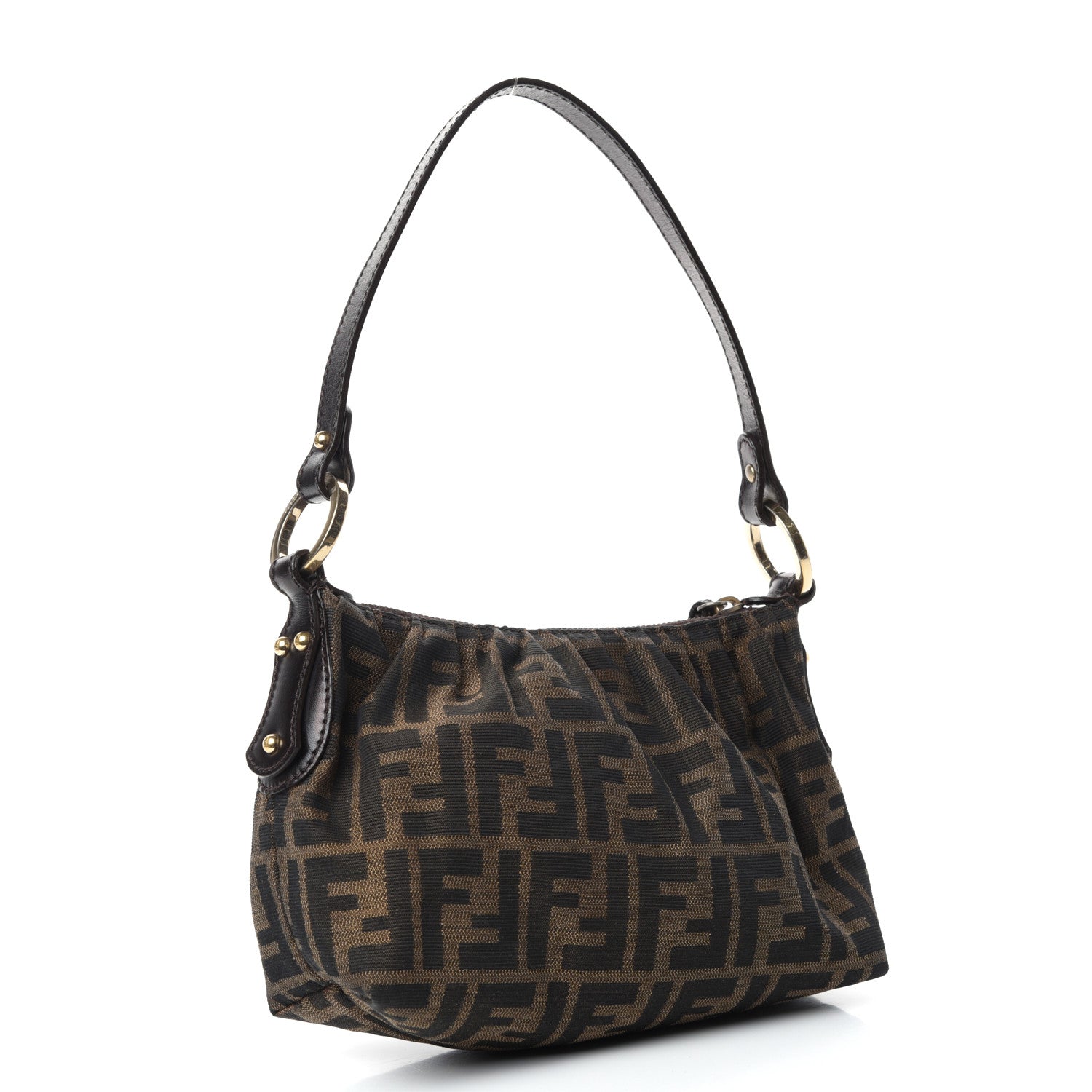 Fendi Zucca Mini Chef Hobo Tobacco 3 of 10